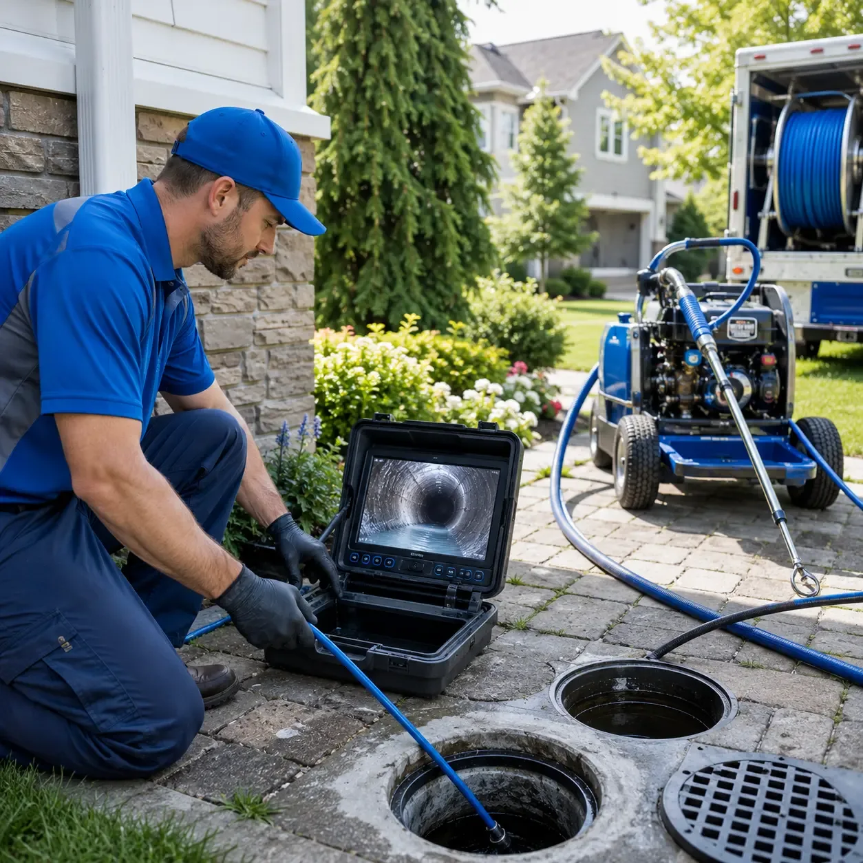 Outdoor drain cleaning professionals serving Traphill, NC